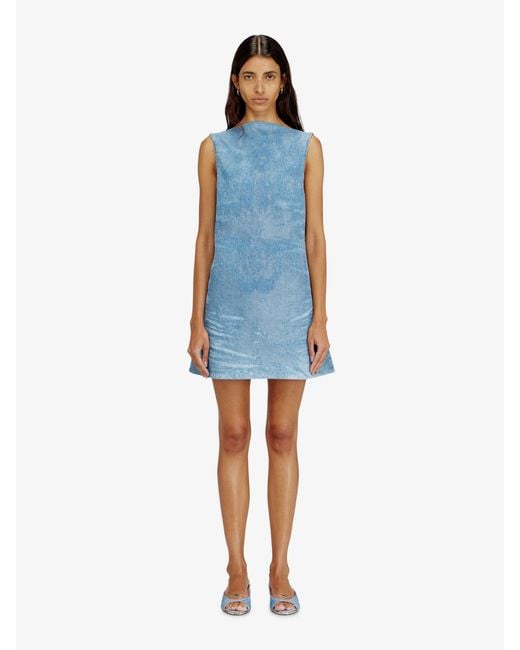 DIESEL Blue De-Selune-Fsi Denim Dress
