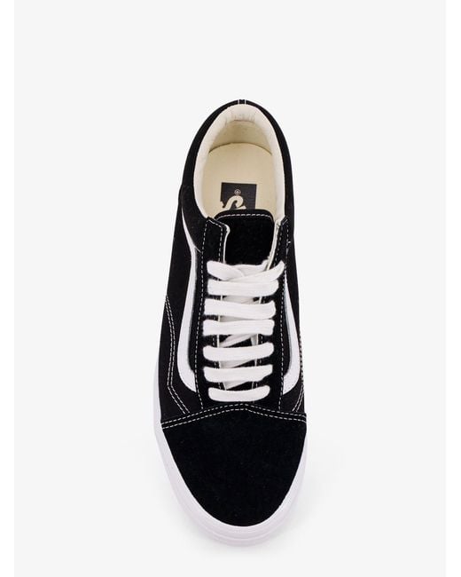 Vans White Lx Old Skool Canvas Sneakers for men
