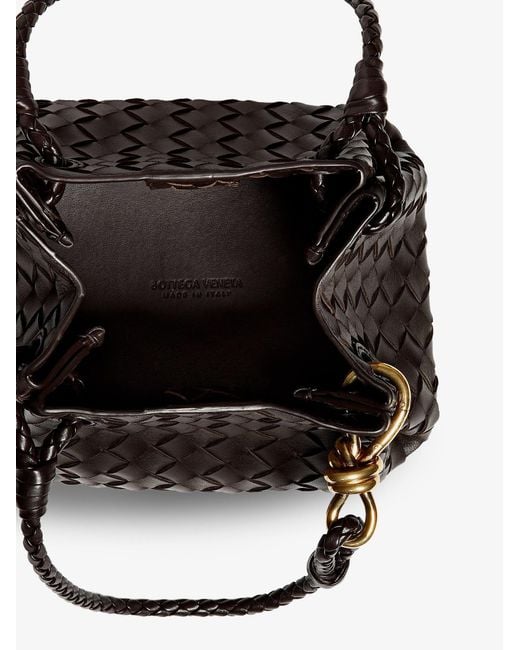Bottega Veneta Black Parachute Leather Crossbody Bag