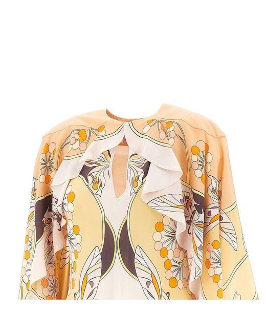 LaDoubleJ Metallic Crepe De Chine 'Magic' Top