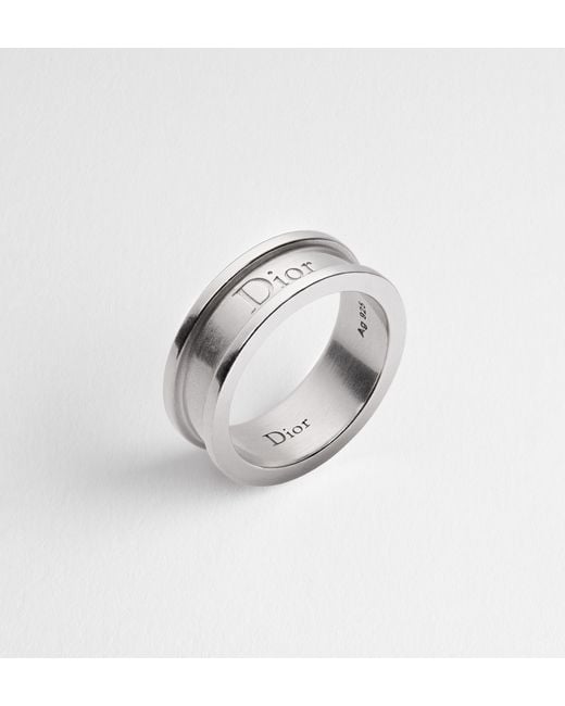 Dior White Link Ring for men