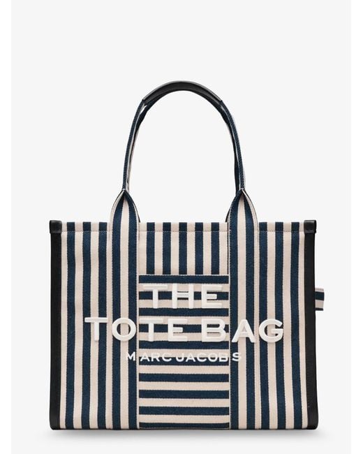 Marc Jacobs White Large Canvas Tote Bag