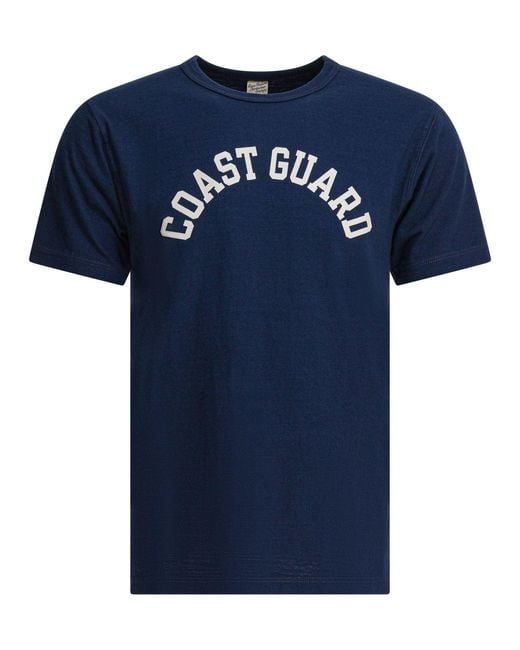 Buzz Rickson's Blue Cotton T-Shirt for men