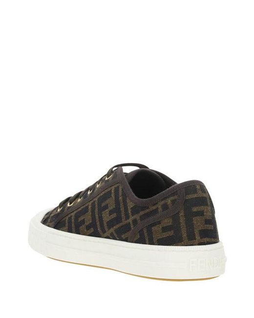 Fendi Brown Sneakers for men