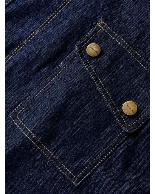 Zimmermann Blue Denim Cargo Shirt