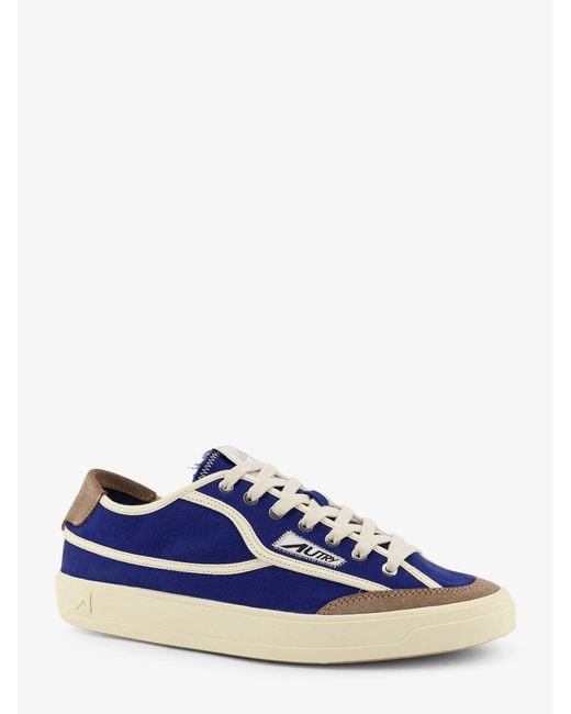 Autry Blue Canvas Sneakers Windscape