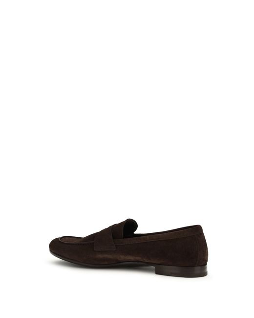 Prada White Suede Loafers for men