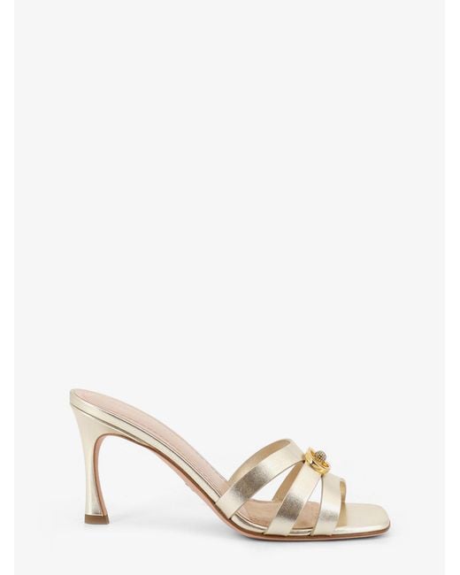 Dior Natural Dior Laminated 30M Leather Sandals