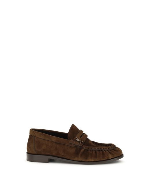 Saint Laurent Brown Le Loafer Loafers