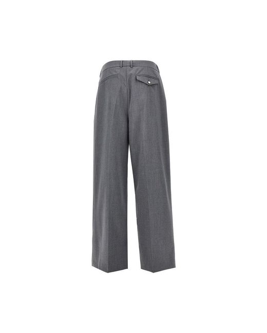 THESTROY Gray Wide-Leg 'Inno' Pants for men