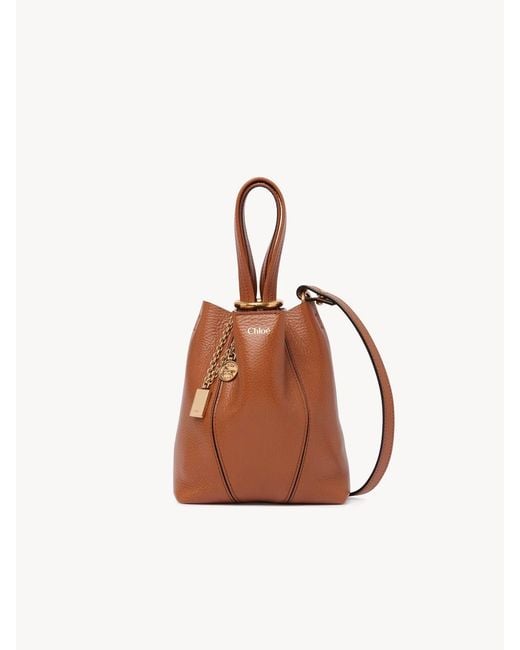 Chloé Brown "Spin" Small Handbag