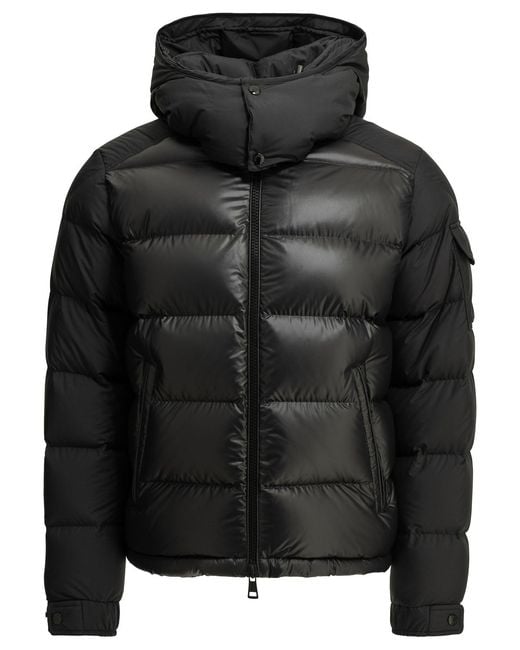 Moncler Black Maya Short Down Jacket for men