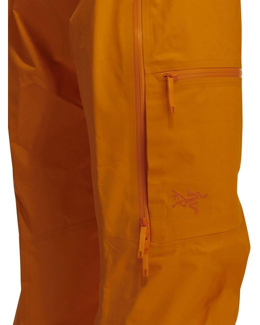 Arc'teryx Orange Sabre Technical Pants for men