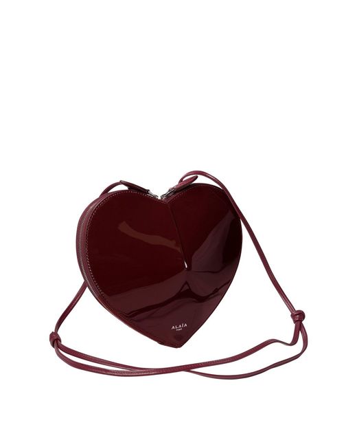 Alaïa Red "Le Cœur" Small Crossbody Bag