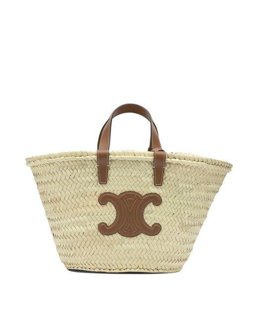 Céline Natural "Teen Classic Panier" Small Handbag