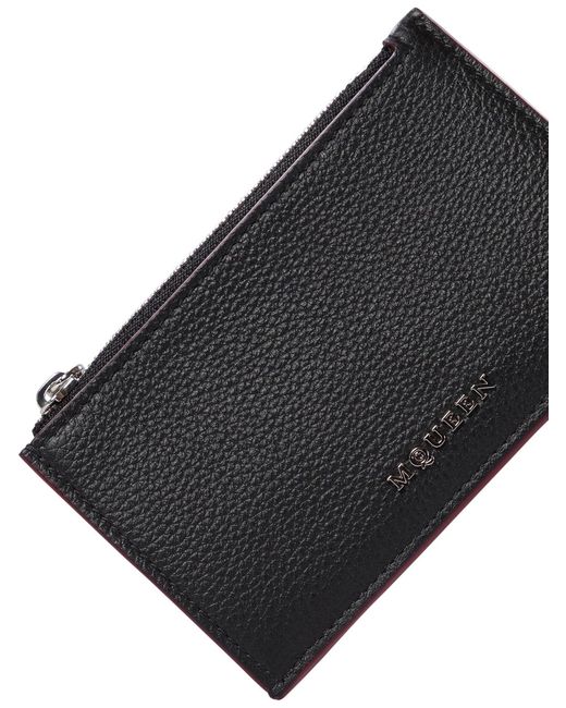 McQueen White Wallets & Card Holders