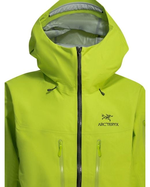 Arc'teryx Green Alpha Sv Windbreaker Jacket for men