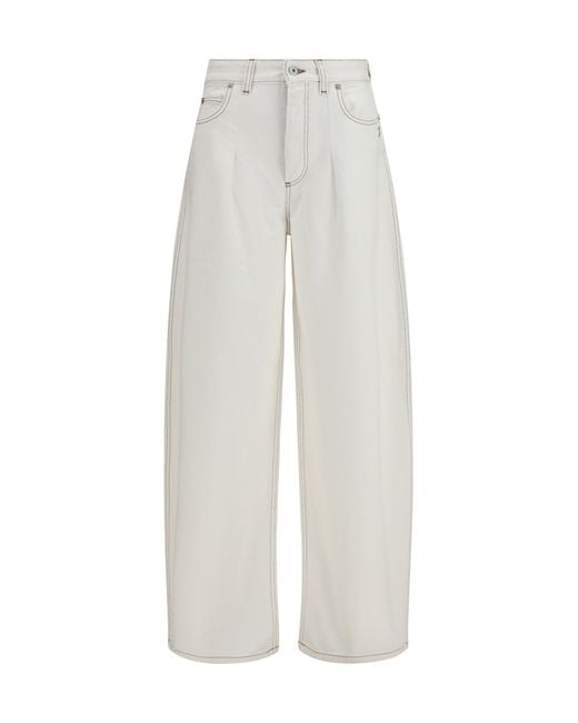 Jacquemus White Ovalo Jeans