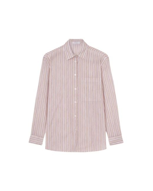 Fedeli Pink Cotton Shirt for men
