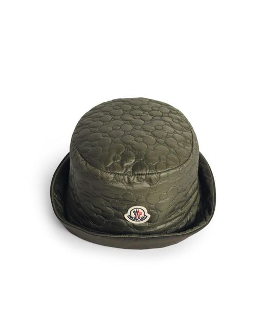 Moncler Green 'Bucket' Reversible Nylon Hat