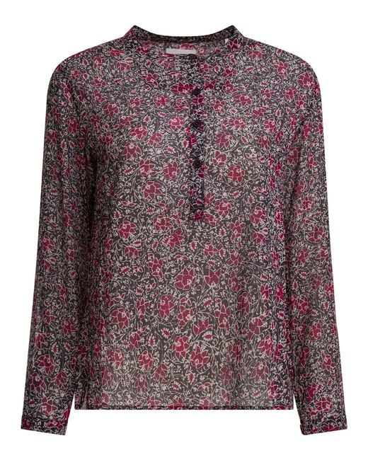 Isabel Marant Purple "Maria" Blouse