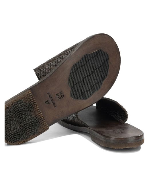 Moma Multicolor Calf Leather Rubber Sandals