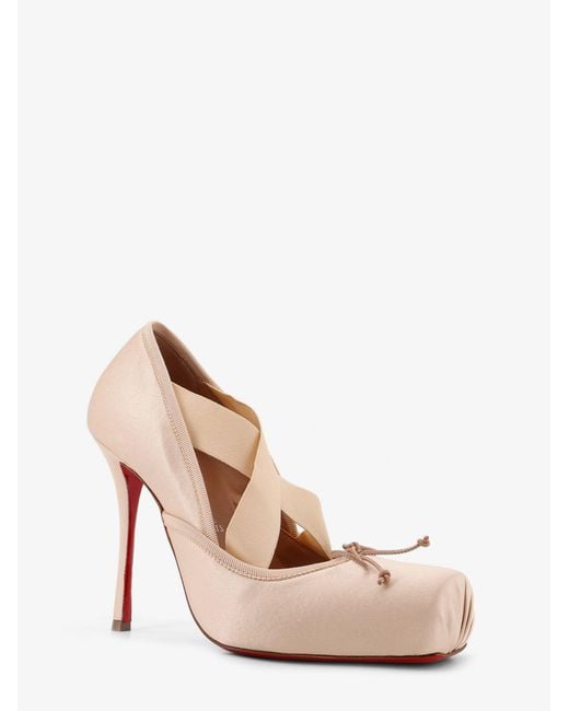 Christian Louboutin Pink Cassia Nodo Satin Pumps
