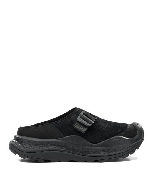 Hoka One One Black Sandals for men