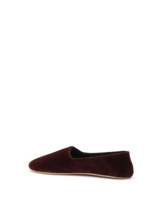 The Row White Loafers Ponti