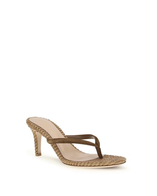 Gianvito Rossi Metallic Calypso Sandals