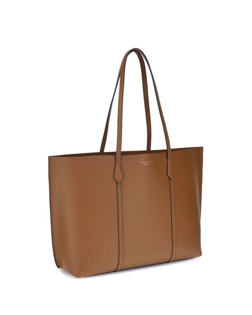 Tory Burch Brown Tote Bag Perry