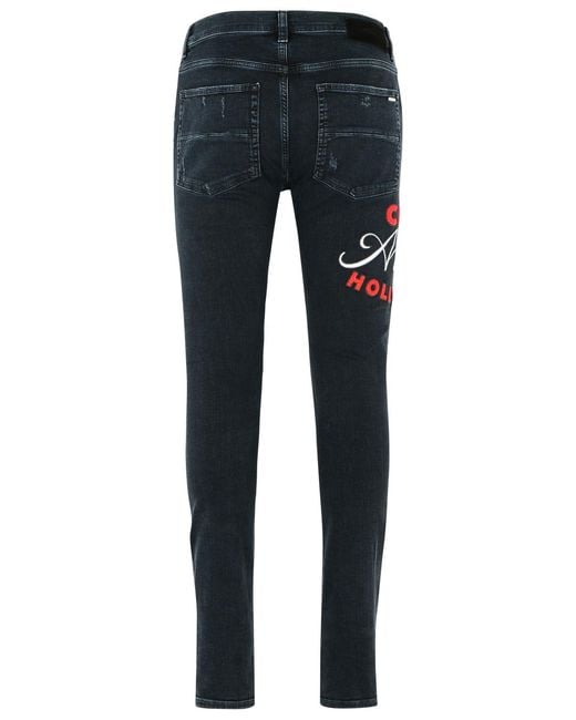 Amiri Blue Cotton Jeans for men
