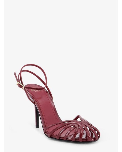 ALEVI Pink Blake 95 Patent Leather Sandals