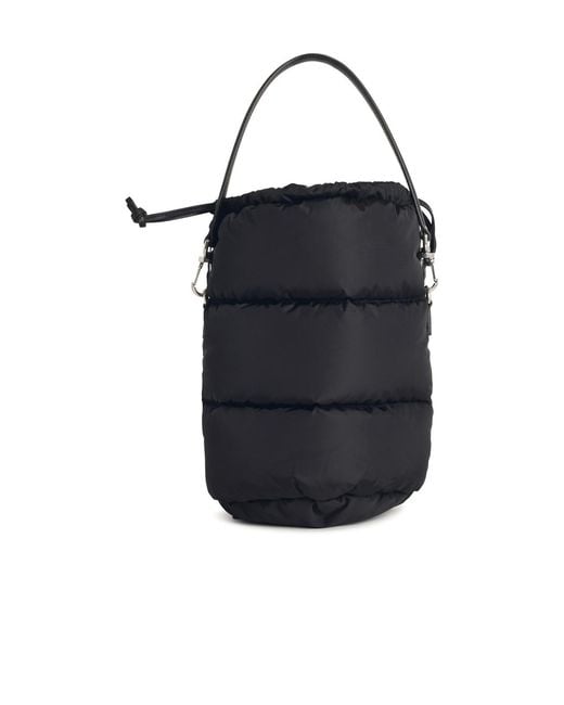 Moncler Black 'Caradoc' Bucket Bag