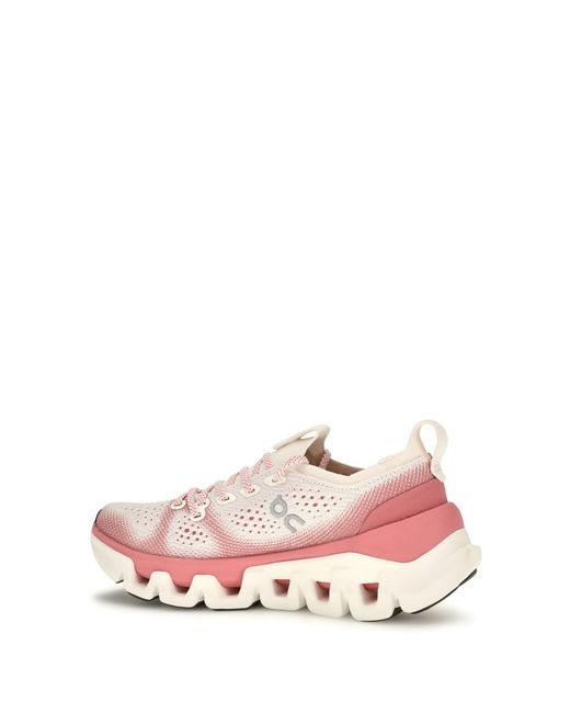 On Shoes Pink Cloud X Tempo Sneakers Ivory Camellia