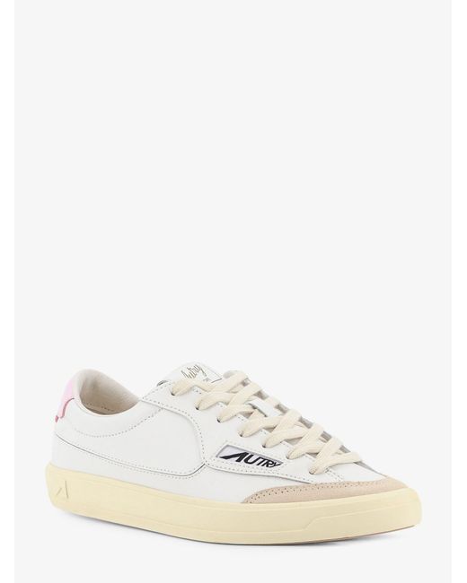 Autry White Sneakers Pelle/Gomma