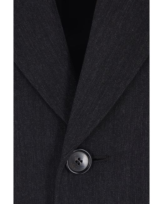 Loewe Black Wool Blazer Jacket for men