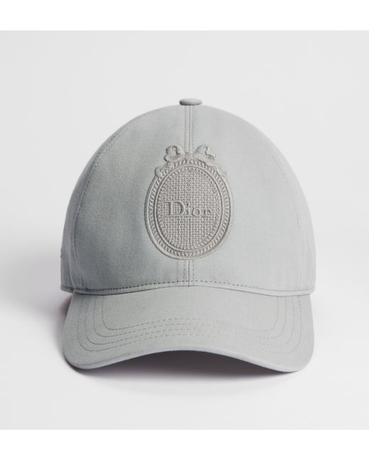 Dior White "D-Player Médaillon" Baseball Hat
