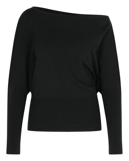 Jonathan Simkhai Black Lavina Wool Blend Sweater