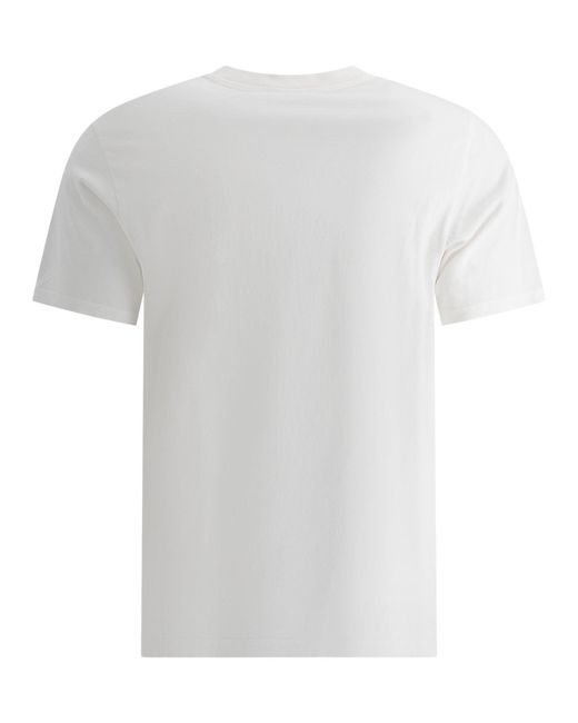 Autry White Cotton T-Shirt With Logo T-Shirts for men