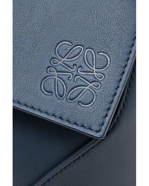 Loewe Blue Puzzle Edge Crossbody Bag for men