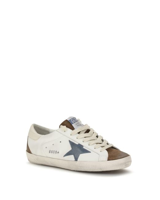 Golden Goose Deluxe Brand White Super Star Sneakers for men
