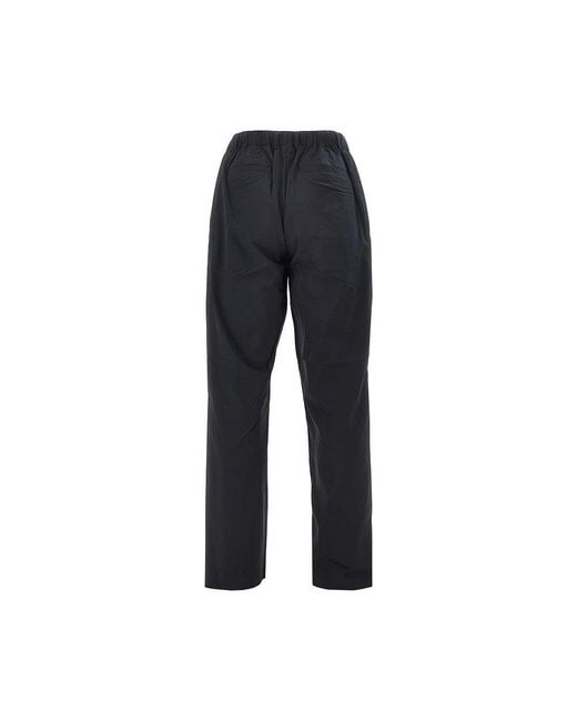 Forét Black 'Clay Track' Stretch Nylon Pants for men