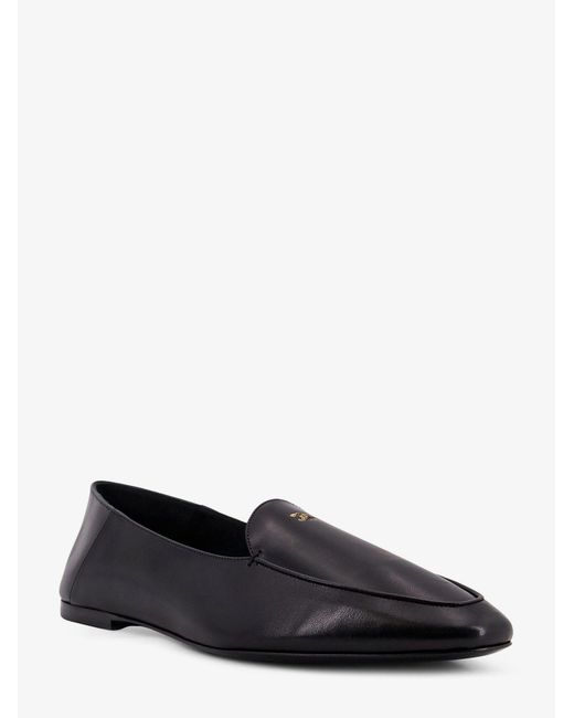 Céline White Aura Leather Loafers for men