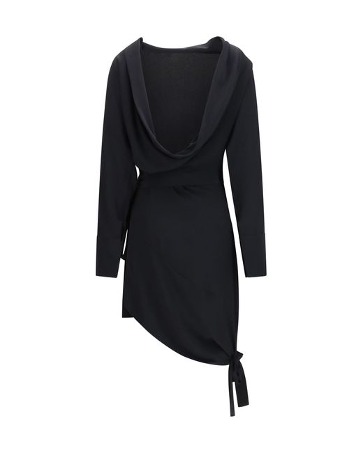 Francesco Murano Black Dress Chemisier