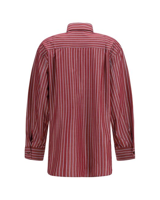 ANDAMANE Red New Georgiana Oversized Shirt