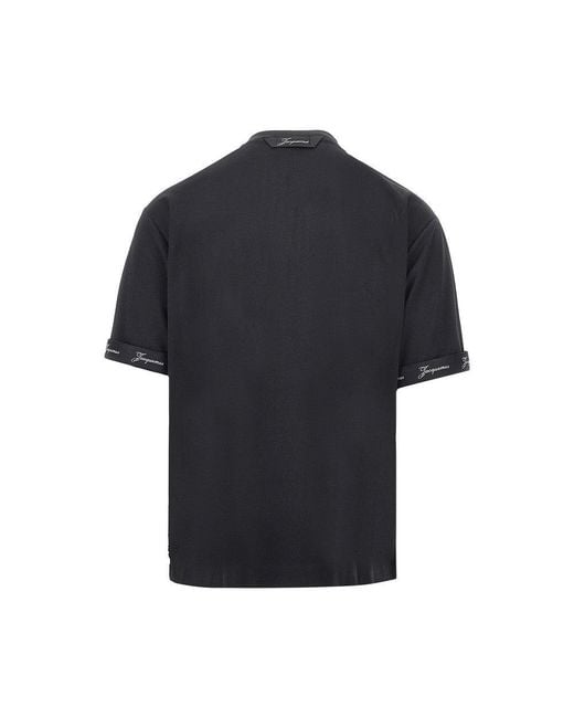 Jacquemus Black 'Rond Carré' T-Shirt for men