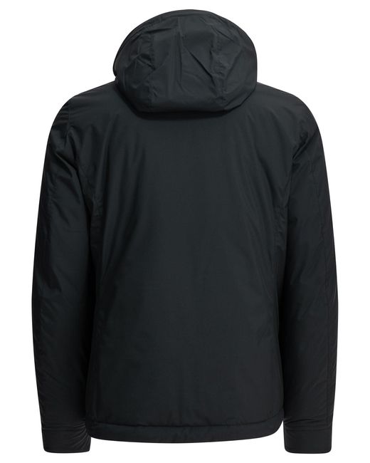 Moorer Black Albini-Stp Short Down Jacket for men