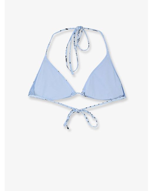 Mc2 Saint Barth Blue Bikini Top Leah