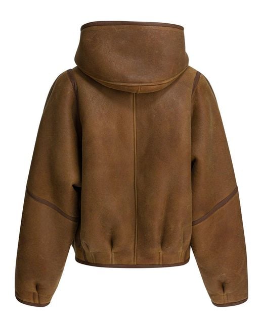Isabel Marant Brown "Amiel" Shearling Jacket